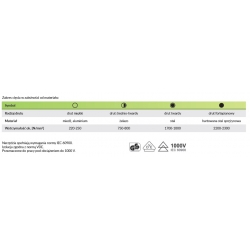 Szczypce proste 8'' izolowane PV1118 Jonnesway